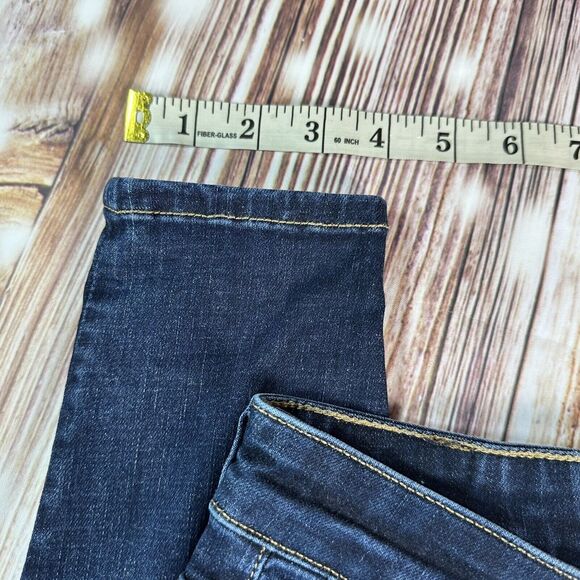 American Eagle SUPER HI RISE JEGGING Womens Sz 4 Blue Jeans Denim Pants 26x28.5 - Picture 5 of 10